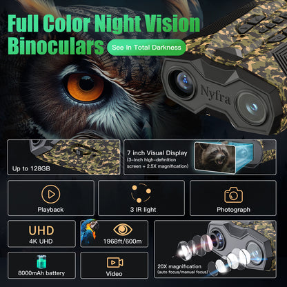 NaFra Night Vision Goggles with 32GB SD Card LK600